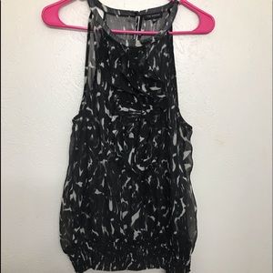 The Limited Sheer Tank Blouse Xl